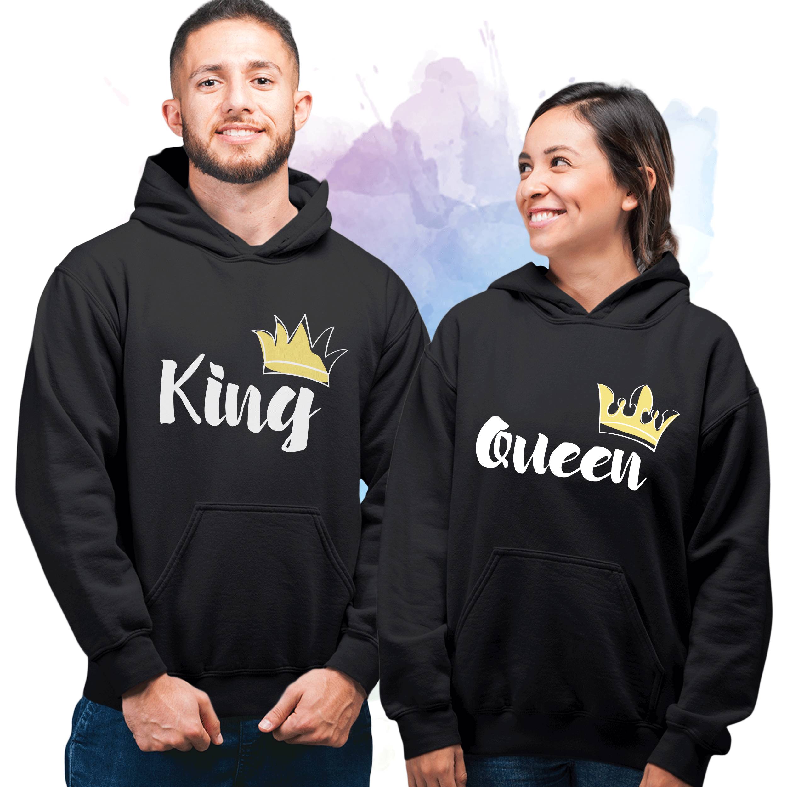 King and Queen Hoodies