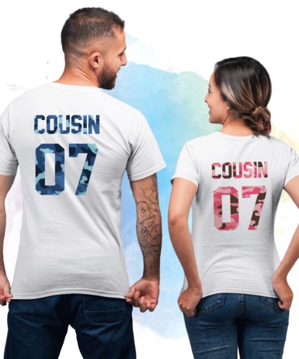 Cousins Shirts, Cousin 07, Cousin Gift, Camouflage, Gift for Cousin, Family Shirts