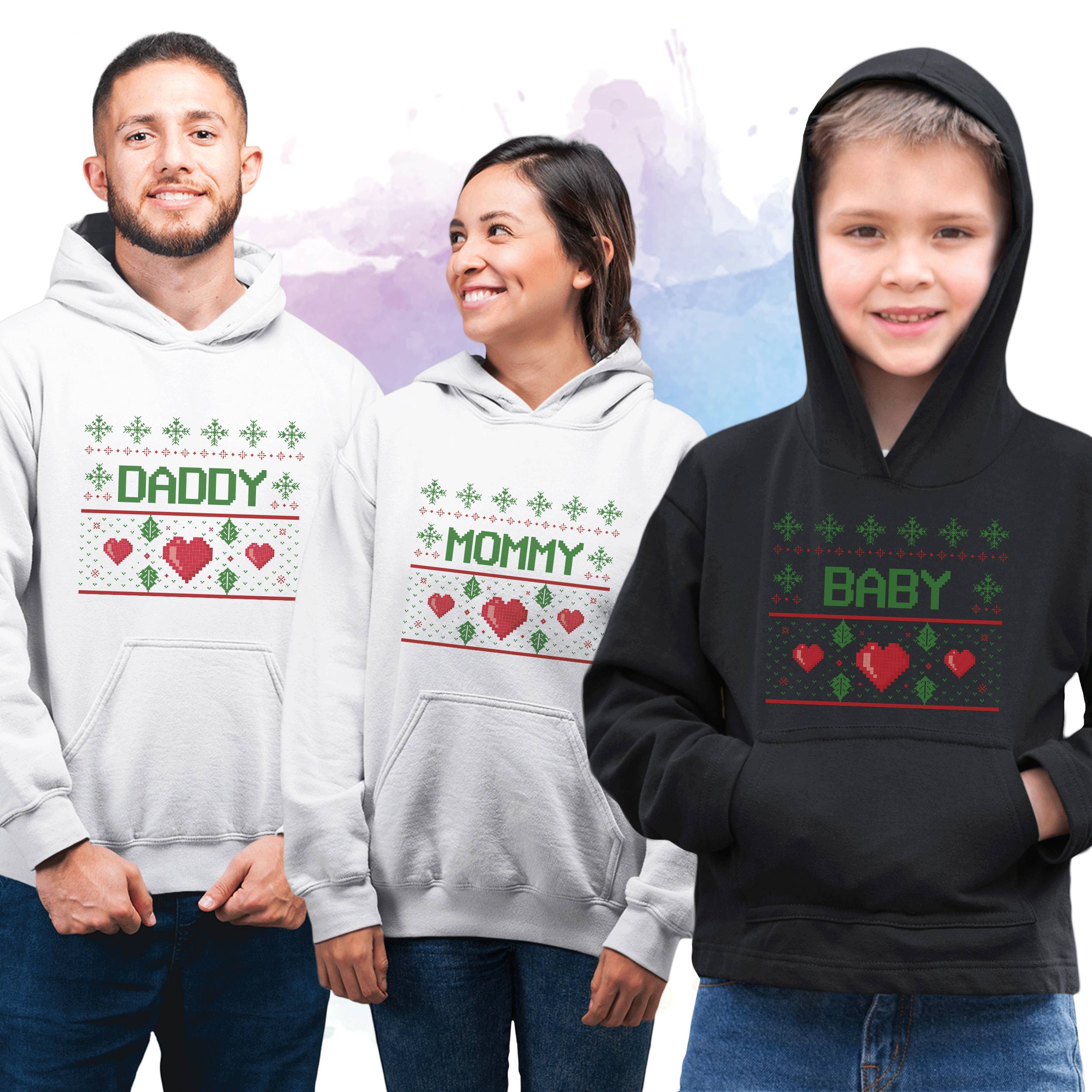 Matching deals christmas hoodies