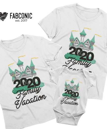 Family Vacation Outfit, Castle, Family Vacation 2020, Matching Family Shirts