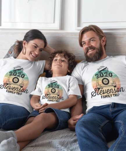 Summer Family Trip Shirts, Family Trip 2020, Custom Family Name Shirts, Beach