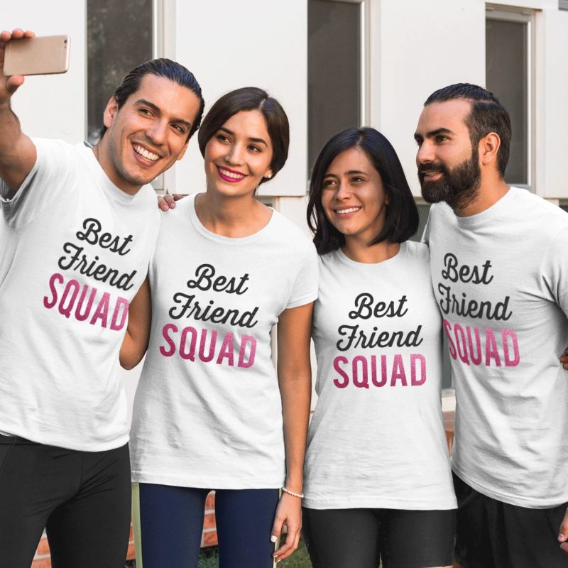 Best Friend Squad Shirts, Best Friends Gift, Cute BFF T-Shirts