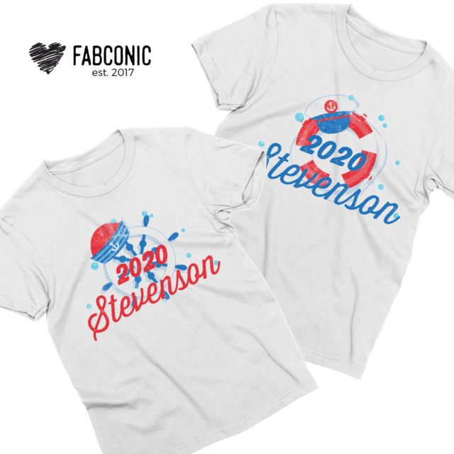 Anniversary Cruise Shirts, Custom Cruise 2020, Couple Matching Shirts