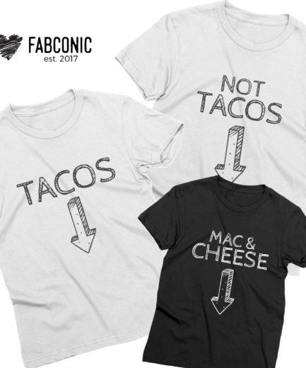 The Taco Maker Funny Cool Pregnancy Father's Day Family Group Taco Food  T-SHIRT