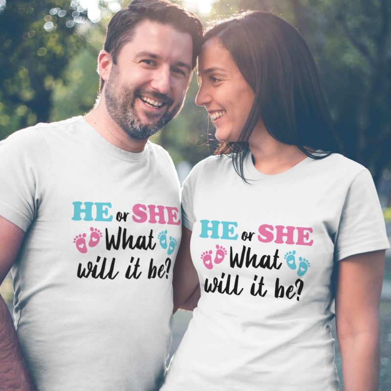 he and she t shirts