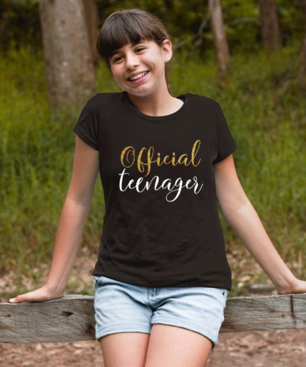 Official Teenager Shirt, 13th Birthday Outfit, Family Shirts
