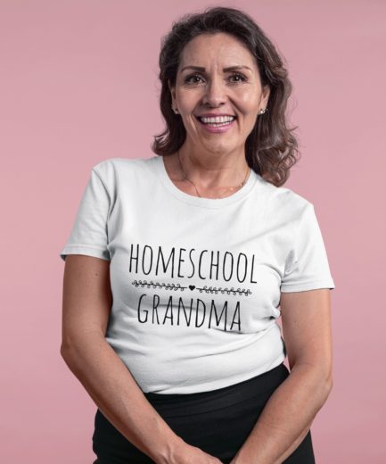 Homeschool Grandma Shirt, Homeschooler, Grandparents Shirts