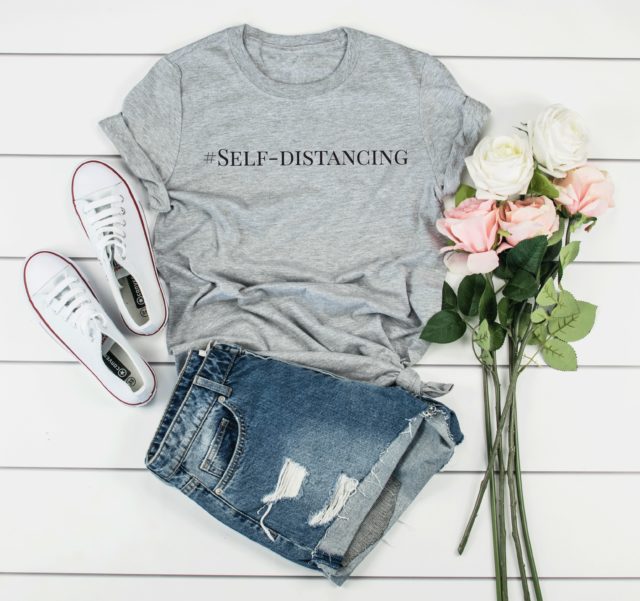 Self-Distancing Shirt, Introvert Gift, Social Distancing T-Shirt