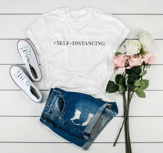 Self-Distancing Shirt, Introvert Gift, Social Distancing T-Shirt