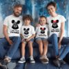 Mickey Minnie Heads Family Shirts, Father Mother Son Daughter, Matching Shirts