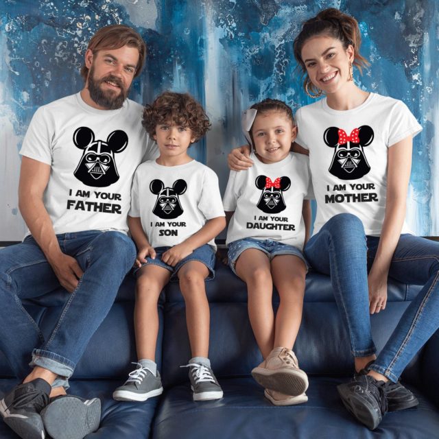 Mickey Minnie Heads Family Shirts, Father Mother Son Daughter, Matching ...