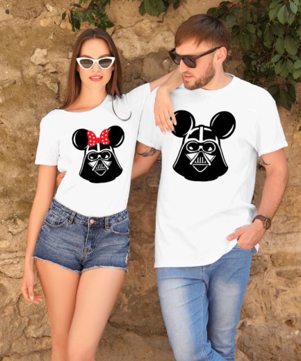 Mickey Minnie Heads Shirts, Couple Shirts, Funny Matching Shirts